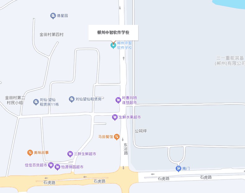 学校位置示意图